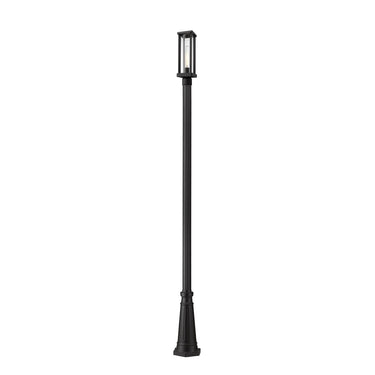 Z-Lite Glenwood Glass 1 Light Outdoor Post Mounted Fixture image