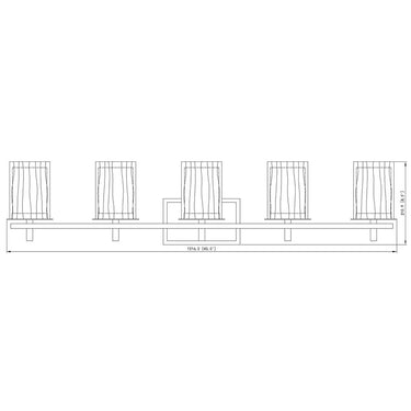 Z-Lite Grayson 5 Light Vanity Light image 28