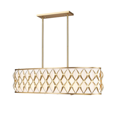 Z-Lite Harden 10 Light Linear Chandelier image 1