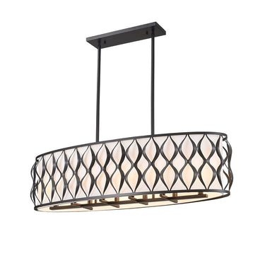 Z-Lite Harden 10 Light Linear Chandelier image 2
