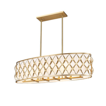 Z-Lite Harden 10 Light Linear Chandelier image 3