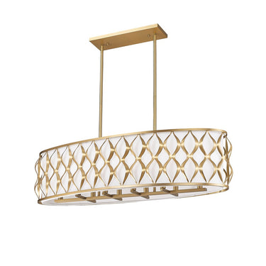 Z-Lite Harden 10 Light Linear Chandelier image 9
