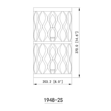 Z-Lite Harden 2 Light Wall Sconce image 14