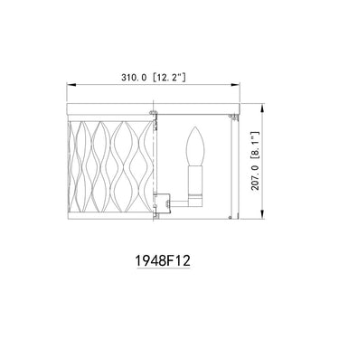 Z-Lite Harden 3 Light Flush mount image 14