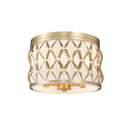 Z-Lite Harden 3 Light Flush mount image 3