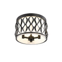 Z-Lite Harden 3 Light Flush mount image 4