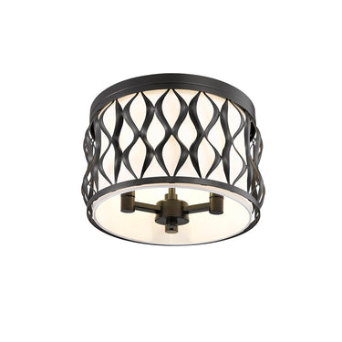 Z-Lite Harden 3 Light Flush mount image 4