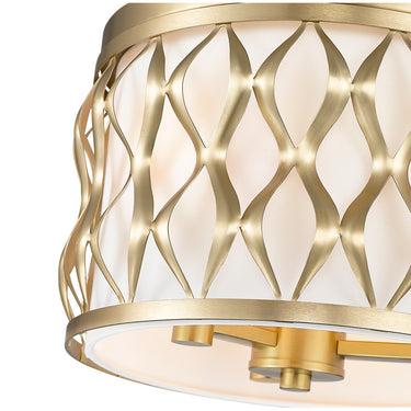 Z-Lite Harden 3 Light Flush mount image 7