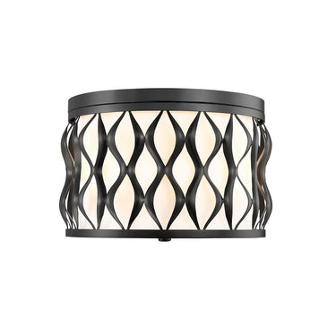 Z-Lite Harden 3 Light Flush mount image