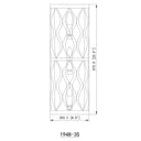 Z-Lite Harden 3 Light Wall Sconce image 14