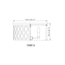 Z-Lite Harden 4 Light Flush mount image 14