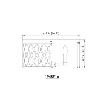 Z-Lite Harden 4 Light Flush mount image 14