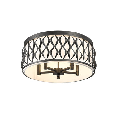 Z-Lite Harden 5 Light Flush mount image 4