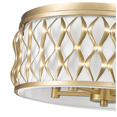 Z-Lite Harden 5 Light Flush mount image 7