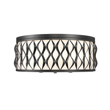 Z-Lite Harden 5 Light Flush mount image