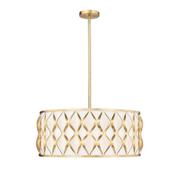 Z-Lite Harden 8 Light Pendant image 1