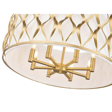 Z-Lite Harden 8 Light Pendant image 7