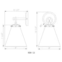 Z-Lite Harper 1 Light Wall Sconce image 28