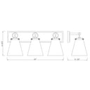 Z-Lite Harper 3 Light Vanity Light image 14