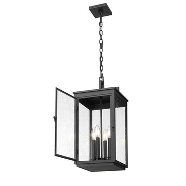 Z-Lite Hartwell 4 Light Outdoor Chain Mount Ceiling Fixture image 1