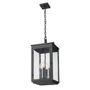 Z-Lite Hartwell 4 Light Outdoor Chain Mount Ceiling Fixture image 4