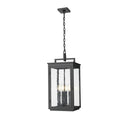Z-Lite Hartwell 4 Light Outdoor Chain Mount Ceiling Fixture image