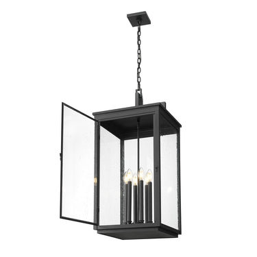 Z-Lite Hartwell 6 Light Outdoor Chain Mount Ceiling Fixture image 1