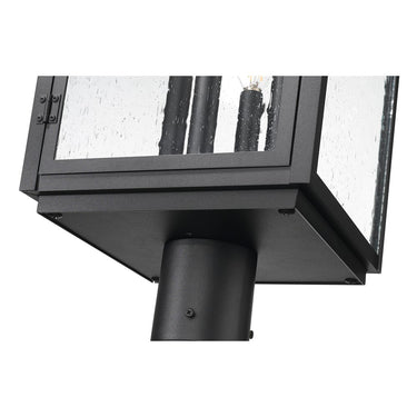 Z-Lite Hartwell Glass 4 Light Outdoor Post Mounted Fixture image 3