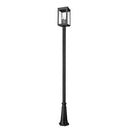 Z-Lite Hartwell Glass 4 Light Outdoor Post Mounted Fixture image 4