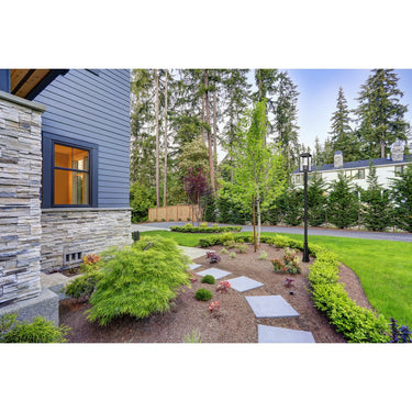 Z-Lite Hartwell Glass 4 Light Outdoor Post Mounted Fixture image 5