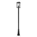 Z-Lite Hartwell Glass 4 Light Outdoor Post Mounted Fixture image