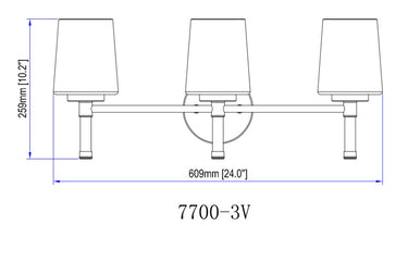 Z-Lite Henri 3 Light Vanity Light image 28