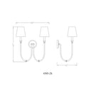 Z-Lite Jisele 2 Light Wall Sconce image 14