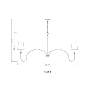 Z-Lite Jisele 8 Light Chandelier image 14