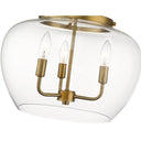 Z-Lite Joliet 3 Light Semi Flush Mount image 11