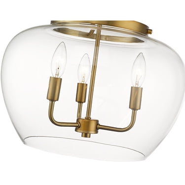 Z-Lite Joliet 3 Light Semi Flush Mount image 11