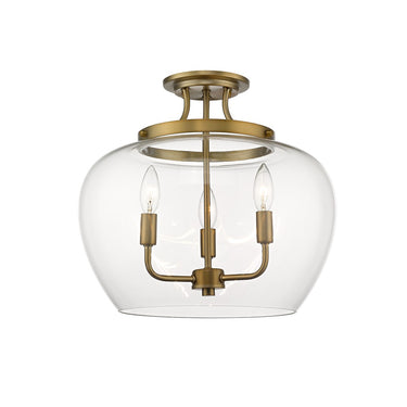 Z-Lite Joliet 3 Light Semi Flush Mount image 2