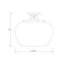 Z-Lite Joliet 3 Light Semi Flush Mount image 21