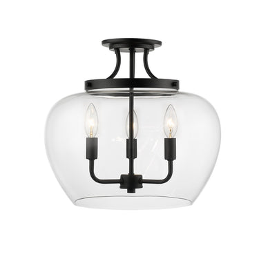 Z-Lite Joliet 3 Light Semi Flush Mount image 4