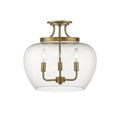 Z-Lite Joliet 3 Light Semi Flush Mount image 5