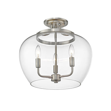 Z-Lite Joliet 3 Light Semi Flush Mount image 6
