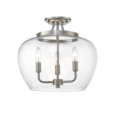 Z-Lite Joliet 3 Light Semi Flush Mount image