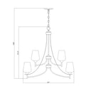 Z-Lite Joliet 9 Light Chandelier image 7