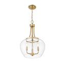 Z-Lite Joliet Burnished Brass 3 Light Pendant image 1