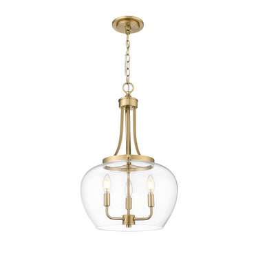 Z-Lite Joliet Burnished Brass 3 Light Pendant image 2