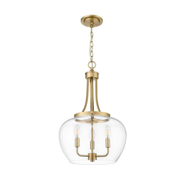 Z-Lite Joliet Burnished Brass 3 Light Pendant image 4