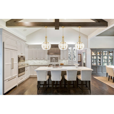 Z-Lite Joliet Burnished Brass 3 Light Pendant image 5