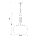 Z-Lite Joliet Burnished Brass 3 Light Pendant image 7