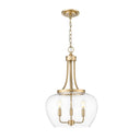 Z-Lite Joliet Burnished Brass 3 Light Pendant image