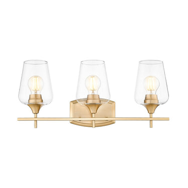 Z-Lite Joliet Burnished Brass 3 Light Vanity Light image 1